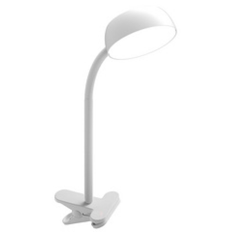 UNiLUX Lampe LED avec pince de fixation SAMY, blanc