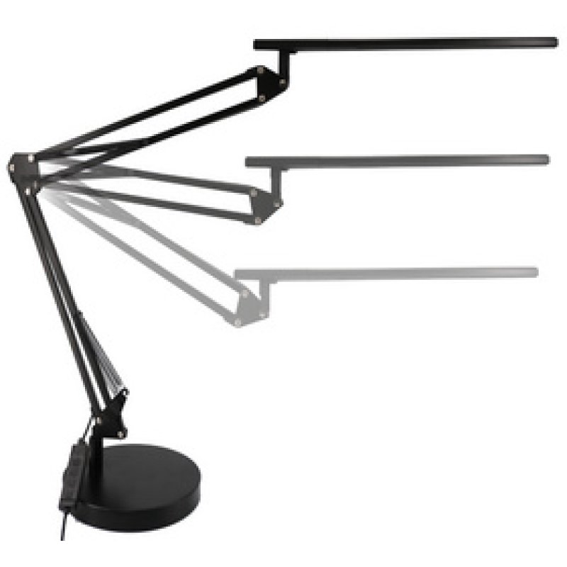 UNiLUX Lampe de bureau à LED SWINGOLED 2.0, noir