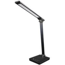 UNiLUX Lampe de bureau à LED NOVY, pied, noir