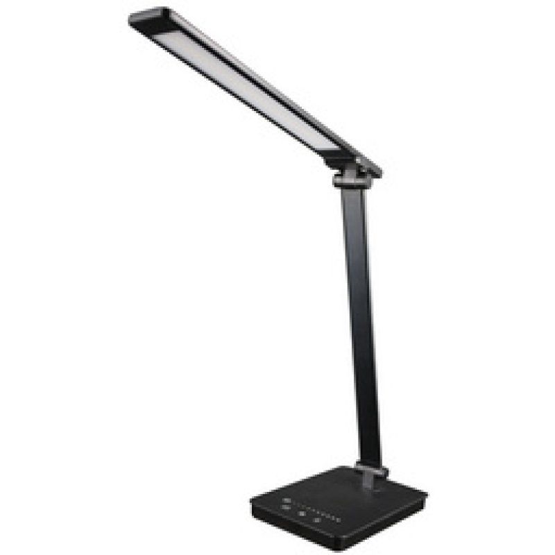 UNiLUX Lampe de bureau à LED NOVY, pied, noir