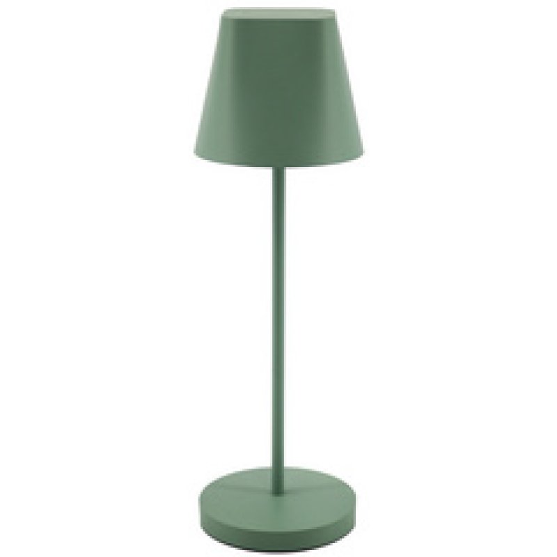 UNiLUX Lampe de bureau à LED et batterie AVA, pied, vert