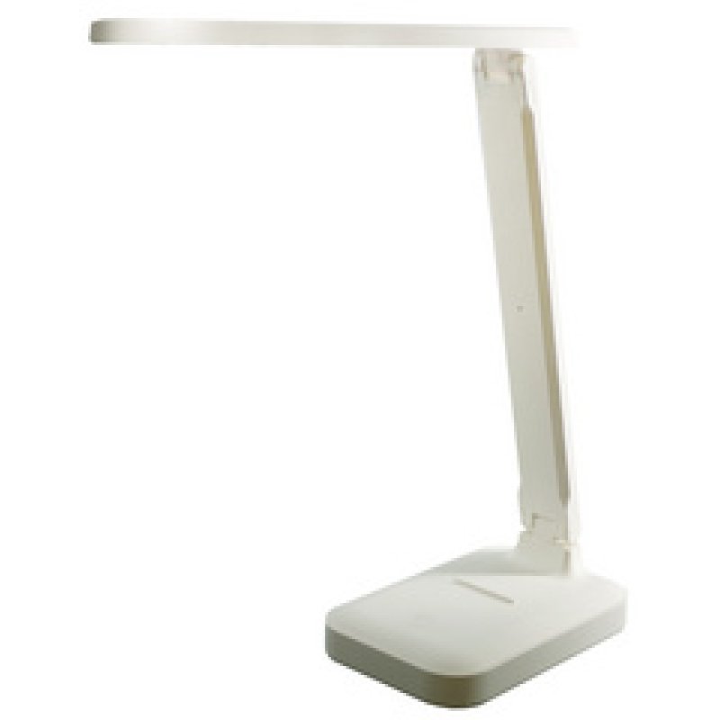 UNiLUX Lampe de bureau à LED et batterie KAPA, pied, blanc