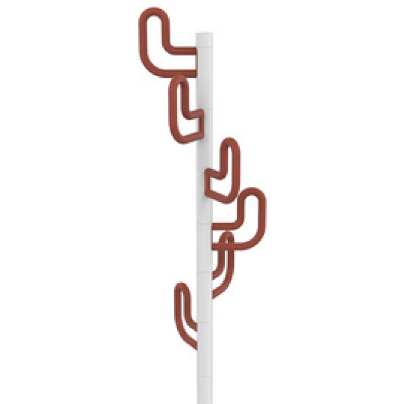 UNiLUX Portemanteau CALIFORNIA, (H)1.750 mm, blanc/brique