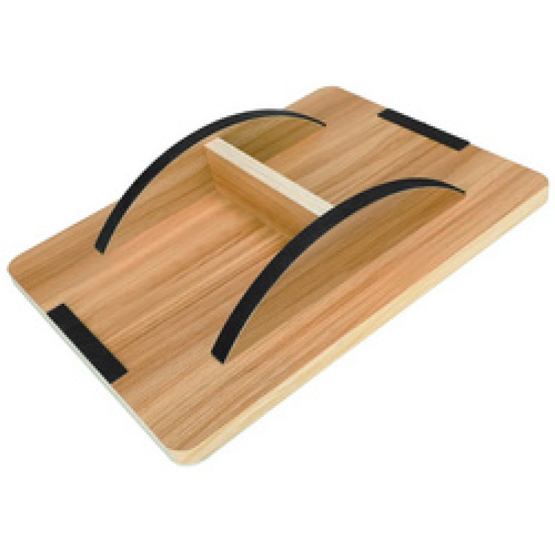 UNiLUX Repose-pieds à bascule BALANCY, noir/bois