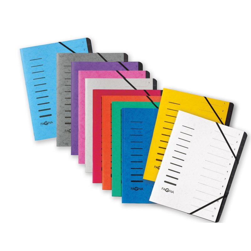 PAGNA trieur "Sorting File", 12 compartiments, rose foncé