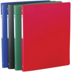 ELBA Classeur souple Yéka A4, 4 anneaux, rouge