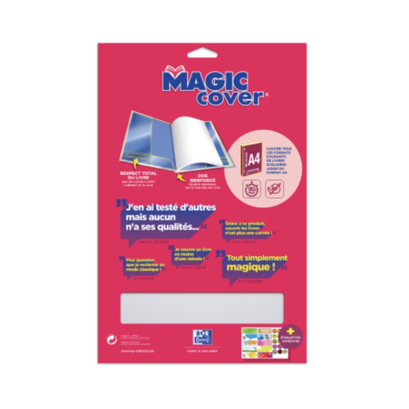 Oxford 400008903 magazine/book cover 75 pc(s) Transparent