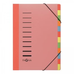 Pagna 44044-13 tab index Presentation folder Polypropylene (PP) Transparent