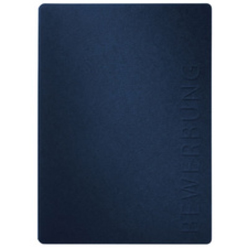 PAGNA Bewerbungsmappe "Stream", DIN A4, dunkelblau