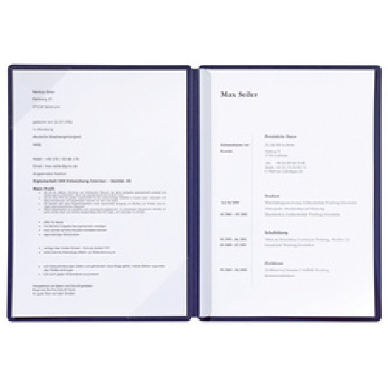 PAGNA Bewerbungsmappe "Stream", DIN A4, ivory