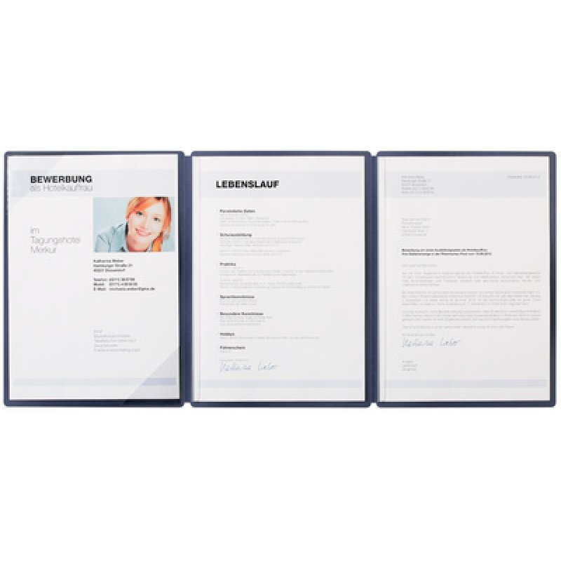 PAGNA Chemise de présentation "Straight", noir