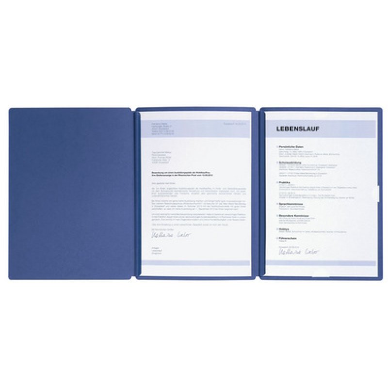 PAGNA Bewerbungsmappe "Spirit", DIN A4, aus Karton, rot