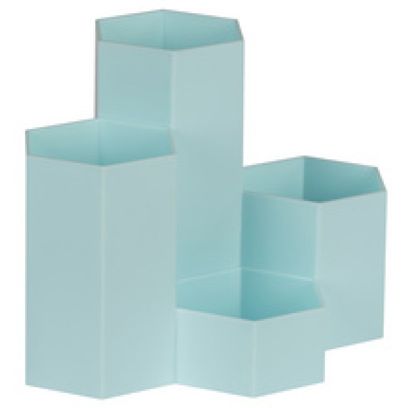 WEDO Multipot HONEYCOMB, 4 compartiments, PP, noir