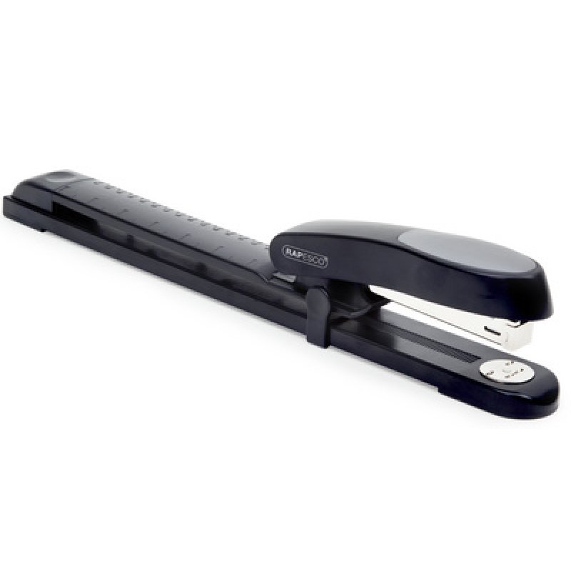 RAPESCO Agrafeuse long bras Manta Ray, noir