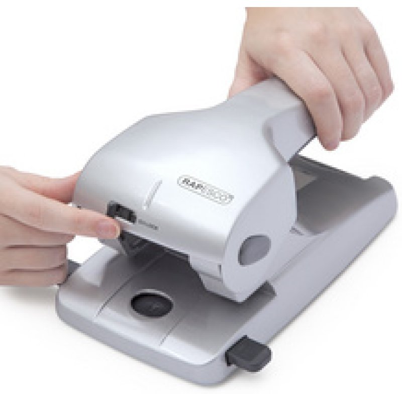 RAPESCO Perforateur d'archives Zero-65, 65 feuilles, argent