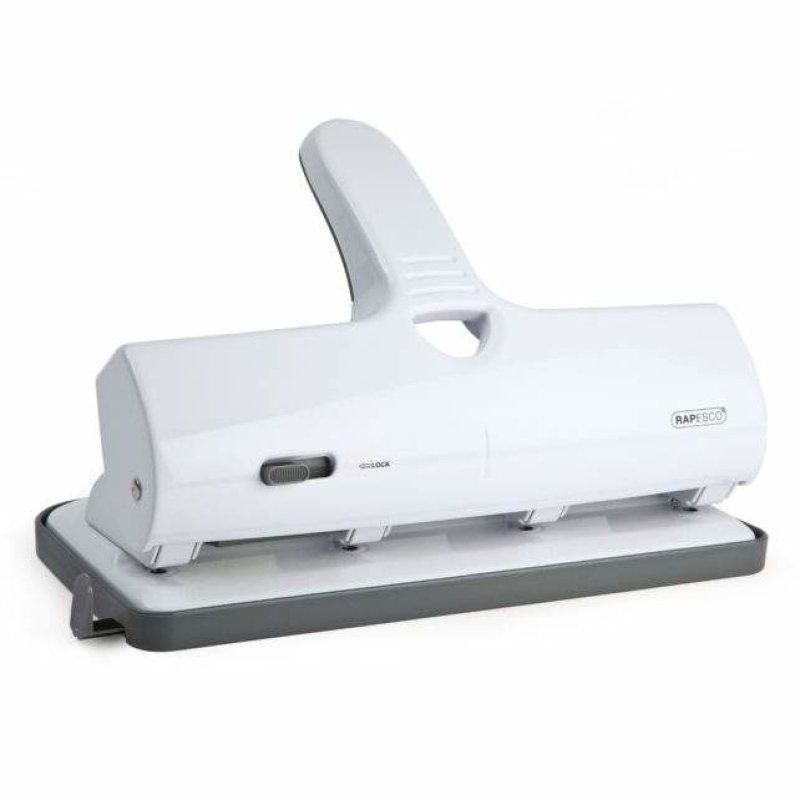 Rapesco ALU 40 Heavy Duty hole punch White