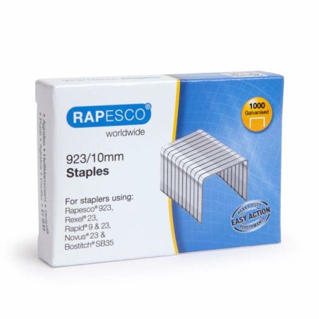 RAPESCO Agrafes 923/10, 1.000 pièces, galvanisé
