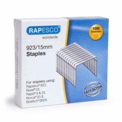 Rapesco 1239 Staples pack 1000 staples