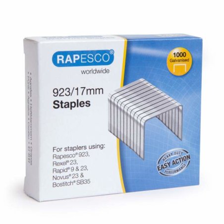 Rapesco 1240 Pack d'agrafes 1000 agrafes