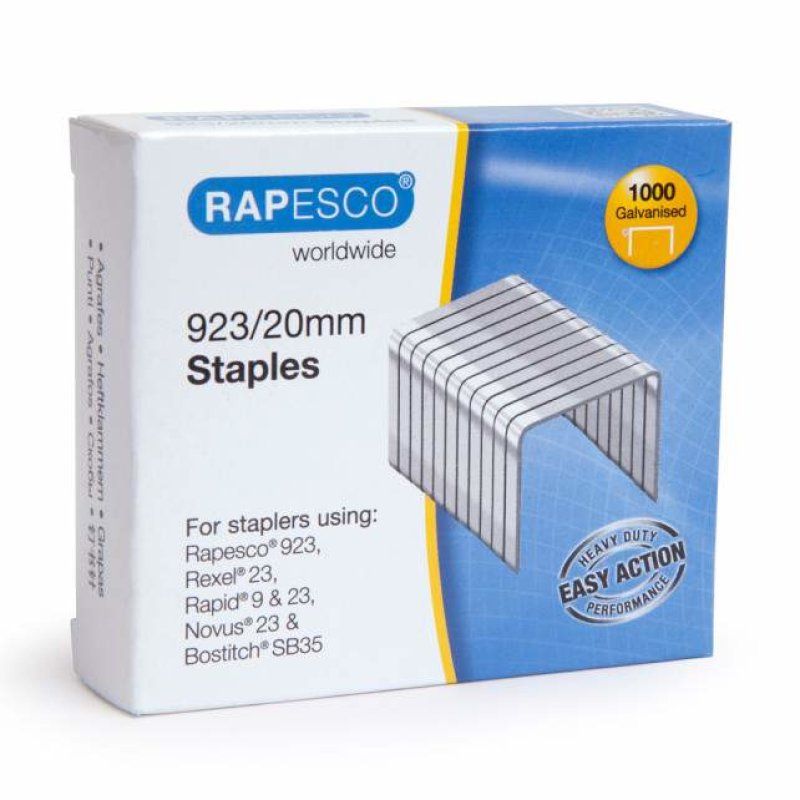Rapesco 1241 Staples pack 1000 staples