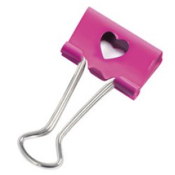 RAPESCO Pince double clip, (L)19 mm, Smile, bleu clair