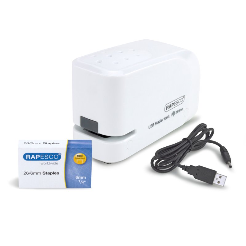 RAPESCO Agrafeuse électrique 626EL, blanc