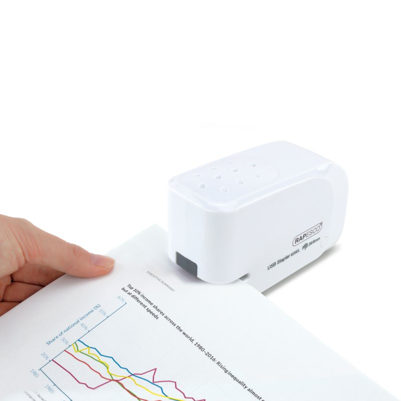 RAPESCO Agrafeuse électrique 626EL, blanc