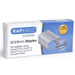 RAPESCO Agrafes 923/13, 1.000 pièces, galvanisé