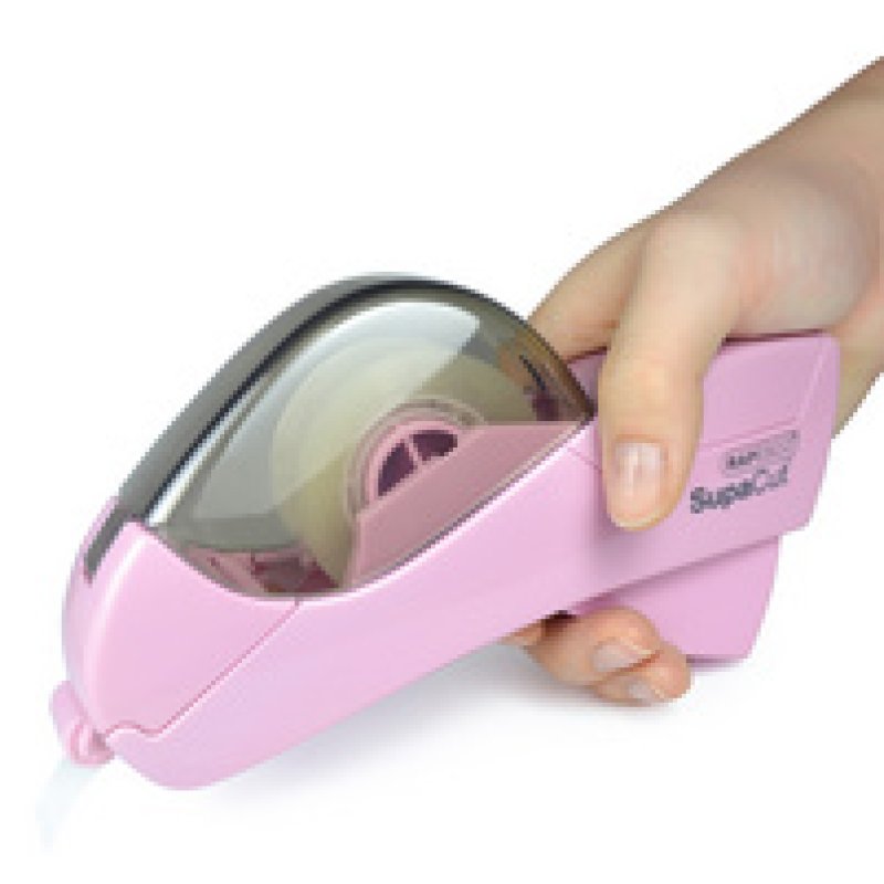 RAPESCO Dévidoir automatique de ruban adhésif SupaCut, rose