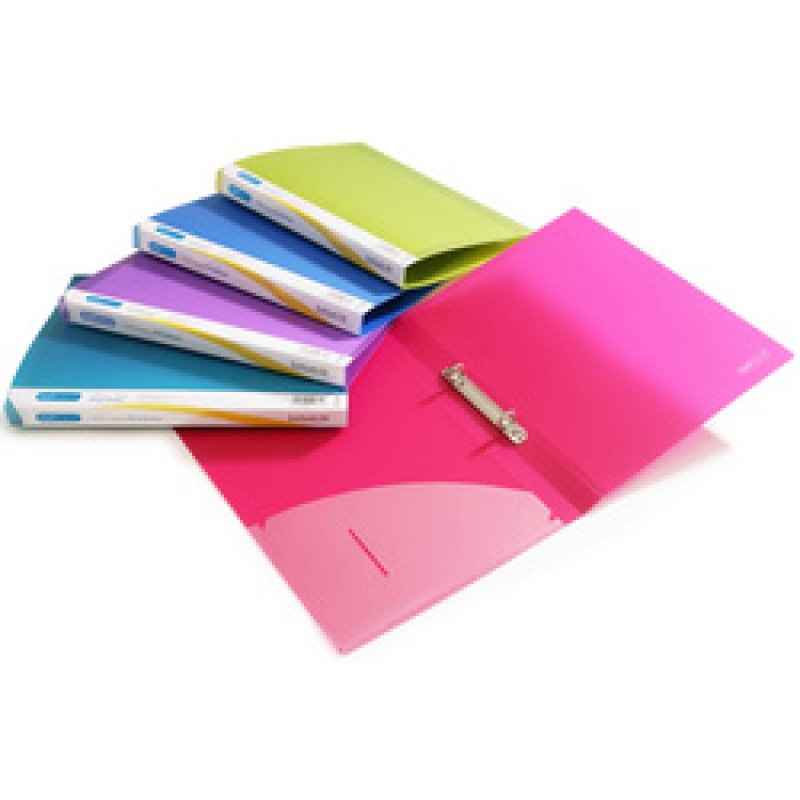 RAPESCO Classeur à anneaux, 15mm, A4, 2 anneaux, transparent