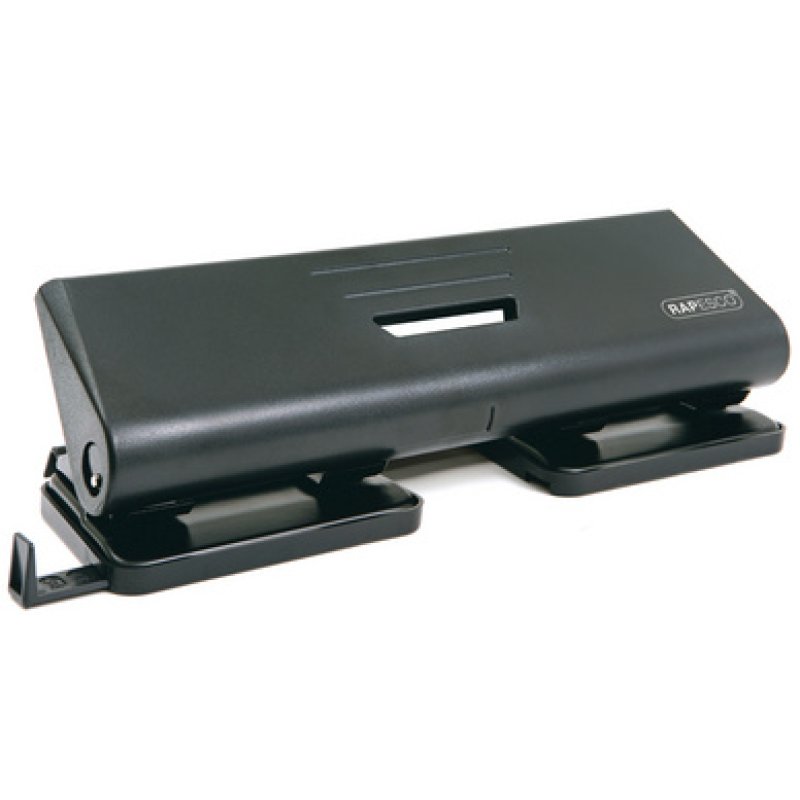 RAPESCO Perforateur 4 trous 75-P, noir