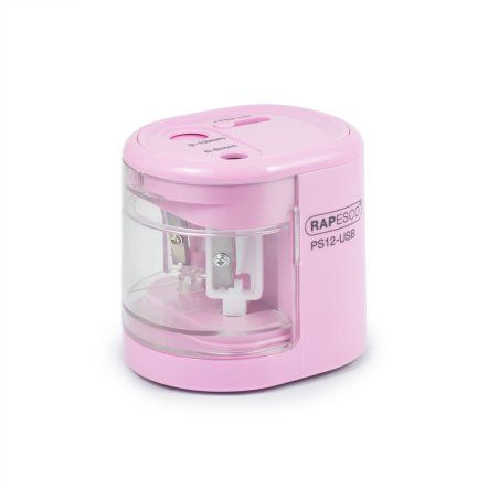 Rapesco PS12-USB Electric pencil sharpener Pink