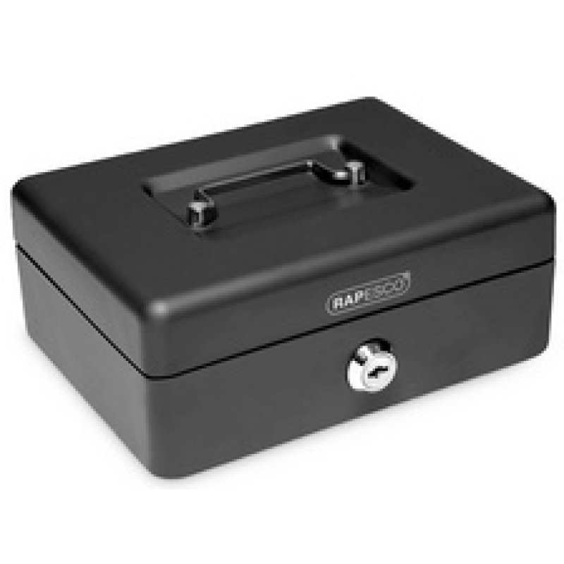 RAPESCO Caisse à monnaie, largeur: 250 mm, noir