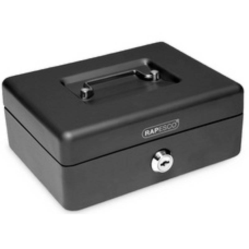 RAPESCO Caisse à monnaie, largeur: 250 mm, noir