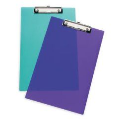 RAPESCO Porte-bloc, PP, A4, transparent-assorti