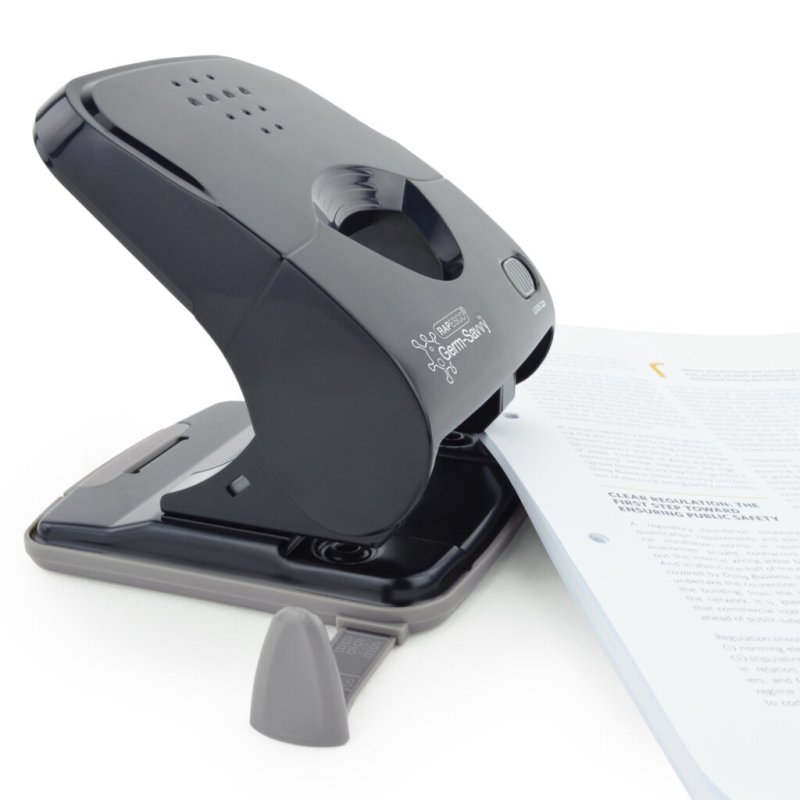 Rapesco 1525 hole punch 40 sheets Black