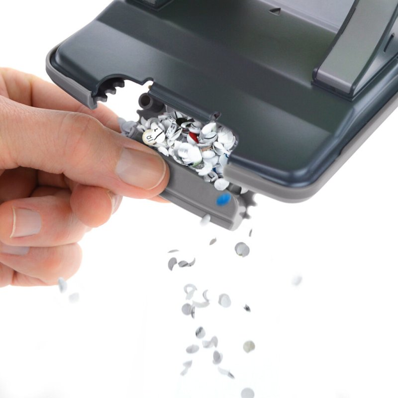 Rapesco 1525 hole punch 40 sheets Black