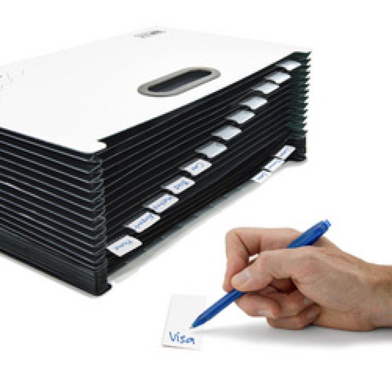 RAPESCO Trieur à soufflets SupaFile Plus, A4 , blanc