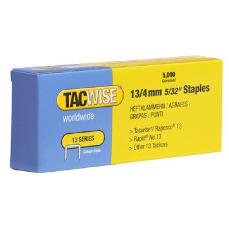 TACWISE Agrafes 13/8 mm, fin, galvanisé