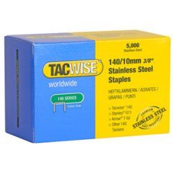 TACWISE Agrafes 140/8 mm, acier inoxydable, 2.000 pièces