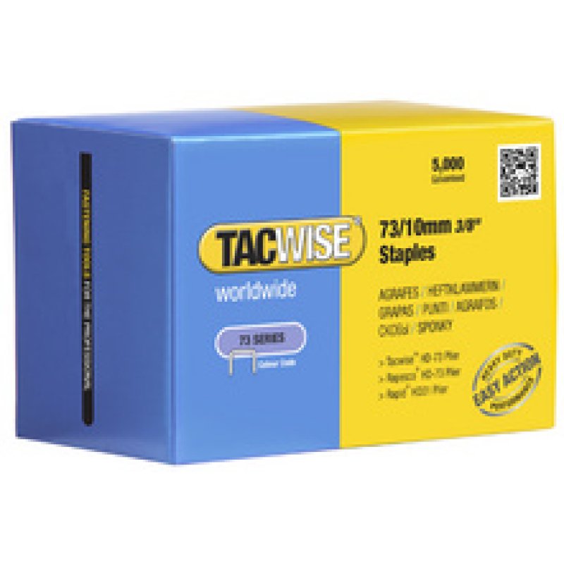 TACWISE Agrafes 73/12 mm, galvanisé, 5.000 pièces