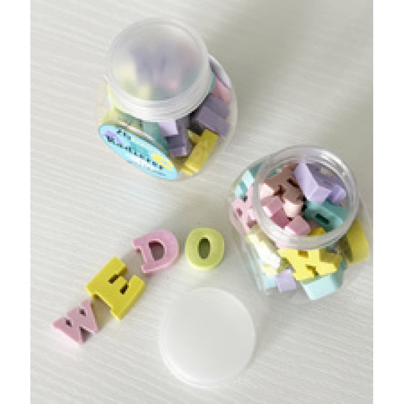 WEDO Gomme en plastique ABC, 26 pièces dans une boîte