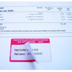 agipa Etiquette "Références à Rappeler", 59 x 36 mm