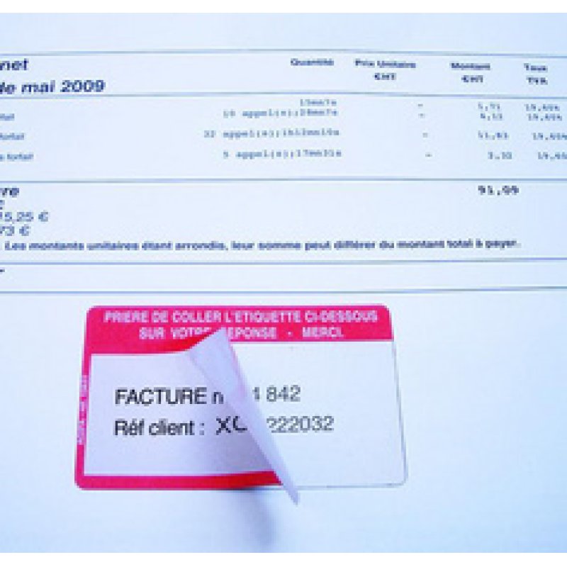 agipa Etiquette "Références à Rappeler", 59 x 36 mm