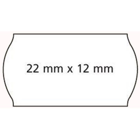 APLI Etiquette pour pince à étiqueter, 26 x 16 mm, blanc