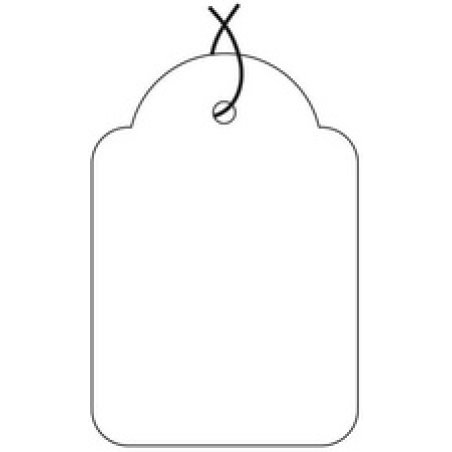 APLI Etiquette à suspendre, dimensions: 22 x 35 mm, blanc