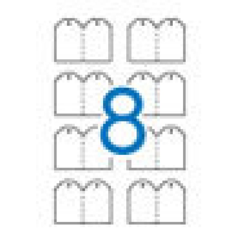 APLI 11947 self-adhesive label White 400 pc(s)