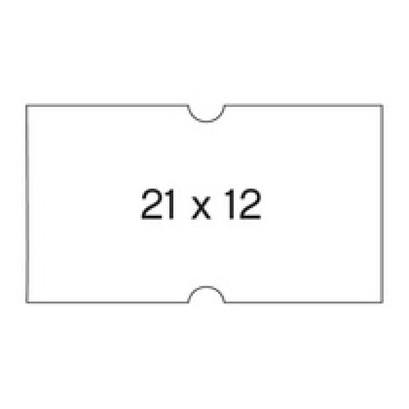 APLI Etiquette pour étiqueteuse, 16 x 18 mm, blanc