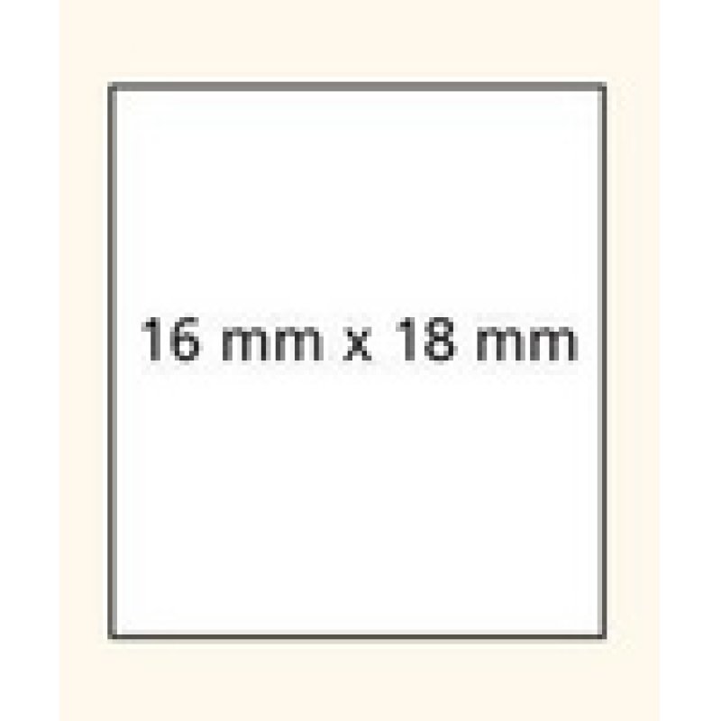 APLI Etiquette pour étiqueteuse, 16 x 18 mm, blanc