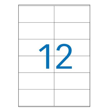 agipa Etiquette universelle, 105 x 48 mm, blanc